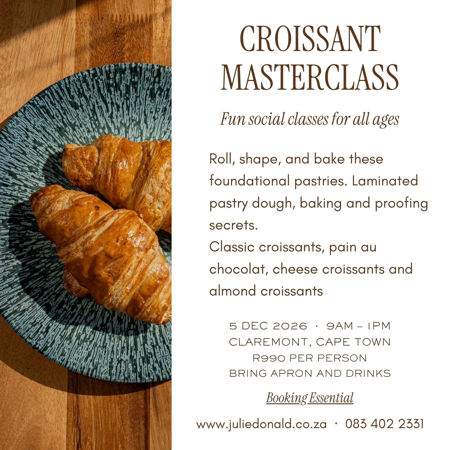 Croissants Masterclass