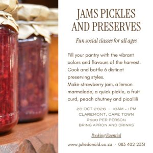 Jams, Pickles and Preserves