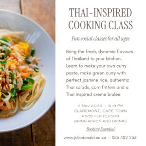 Thai-inspired Cooking
