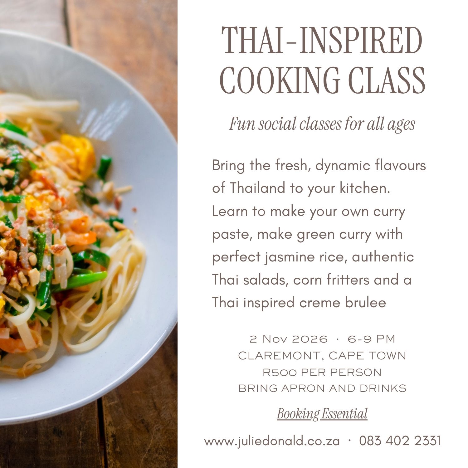 Thai-inspired Cooking