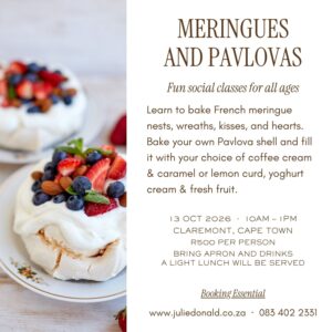 Meringues and Pavlovas